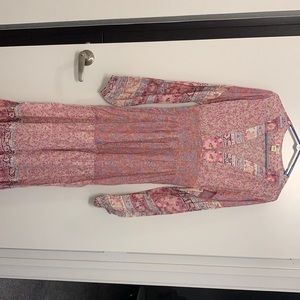 Long pink dress. Brand new. True to size